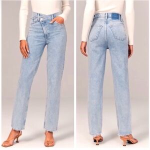 Abercrombie & Fitch 90’s Straight Ultra High Rise Jeans size 8L
